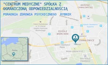 PORADNIA ZDROWIA PSYCHICZNEGO - "CENTRUM MEDYCZNE" SPÓŁKA Z OGRANICZONĄ ODPOWIEDZIALNOŚCIĄ - ŚLĄSKA 1,  RYBNIK