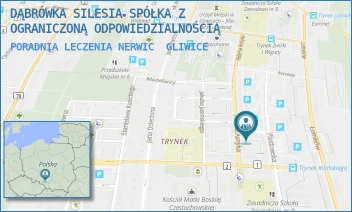 PORADNIA LECZENIA NERWIC - DĄBRÓWKA SILESIA SPÓŁKA Z OGRANICZONĄ ODPOWIEDZIALNOŚCIĄ - UL. ADAMA ASNYKA 10,  GLIWICE