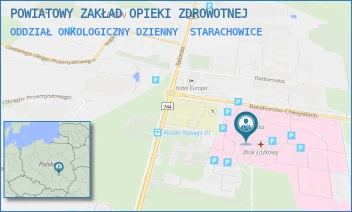 ODDZIAŁ ONKOLOGICZNY DZIENNY - POWIATOWY ZAKŁAD OPIEKI ZDROWOTNEJ - BATALIONÓW CHŁOPSKICH 6,  STARACHOWICE
