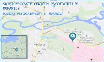 ODDZIAŁ PSYCHIATRYCZNY B - ŚWIĘTOKRZYSKIE CENTRUM PSYCHIATRII W MORAWICY - SPACEROWA 5,  MORAWICA