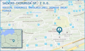 ODDZIAŁ CHIRURGII ONKOLOGICZNEJ JEDNEGO DNIA - SALWIKO-CHIRURGIA SP. Z O.O. - JANA NOWAKA JEZIORAŃSKIEGO 75,  KIELCE
