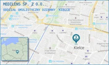 ODDZIAŁ OKULISTYCZNY DZIENNY - MEDILENS SP. Z O.O. - KOZIA 3A,  KIELCE