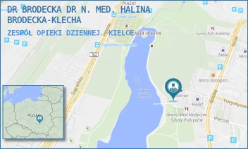 ZESPÓŁ OPIEKI DZIENNEJ - DR BRODECKA DR N. MED. HALINA BRODECKA-KLECHA - KLONOWA 55G,  KIELCE