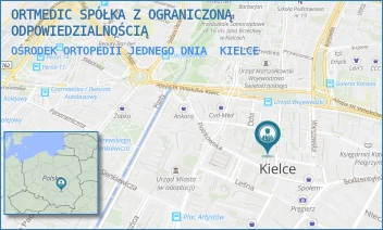 OŚRODEK ORTOPEDII JEDNEGO DNIA - ORTMEDIC SPÓŁKA Z OGRANICZONĄ ODPOWIEDZIALNOŚCIĄ - KOZIA 3A,  KIELCE