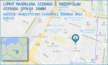 ODDZIAŁ OKULISTYCZNY CHIRURGII JEDNEGO DNIA - LUMOS MAGDALENA GIERADA I PRZEMYSŁAW GIERADA SPÓŁKA JAWNA - WSPÓLNA 1/U2,3,  KIELCE