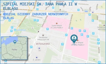ODDZIAŁ DZIENNY ZABURZEŃ NERWICOWYCH - SZPITAL MIEJSKI ŚW. JANA PAWŁA II W ELBLĄGU - KOMEŃSKIEGO 35,  ELBLĄG