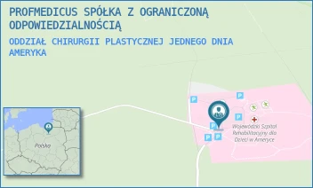 ODDZIAŁ CHIRURGII PLASTYCZNEJ JEDNEGO DNIA - PROFMEDICUS SPÓŁKA Z OGRANICZONĄ ODPOWIEDZIALNOŚCIĄ - 21,  AMERYKA