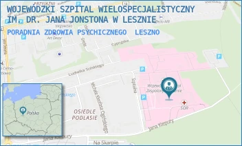 PORADNIA ZDROWIA PSYCHICZNEGO - WOJEWÓDZKI SZPITAL WIELOSPECJALISTYCZNY IM. DR. JANA JONSTONA W LESZNIE - KIEPURY 45,  LESZNO