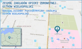 ODDZIAŁ DZIENNY PSYCHIATRYCZNY (OGÓLNY) - ZESPÓŁ ZAKŁADÓW OPIEKI ZDROWOTNEJ OSTRÓW WIELKOPOLSKI - LIMANOWSKIEGO 20/22,  OSTRÓW WIELKOPOLSKI