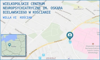 WILLA VI - WIELKOPOLSKIE CENTRUM NEUROPSYCHIATRYCZNE IM. OSKARA BIELAWSKIEGO W KOŚCIANIE - PL. PADEREWSKIEGO 1A,  KOŚCIAN