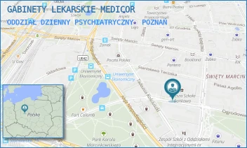 ODDZIAŁ DZIENNY PSYCHIATRYCZNY - GABINETY LEKARSKIE MEDICOR - POWSTAŃCÓW WIELKOPOLSKICH 8 A,  POZNAŃ