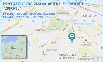 PSYCHIATRYCZNY ODDZIAŁ DZIENNY REHABILITACYJNY - PSYCHIATRYCZNY ZAKŁAD OPIEKI ZDROWOTNEJ  ZDROWIE SPÓŁKA Z OGRANICZONĄ ODPOWIEDZIALNOŚCIĄ - LIPOWA 5,  KALISZ