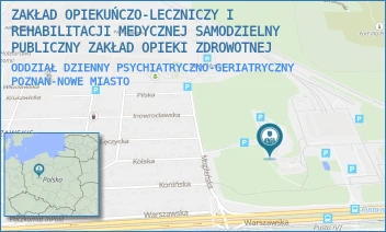 ODDZIAŁ DZIENNY PSYCHIATRYCZNO-GERIATRYCZNY - ZAKŁAD OPIEKUŃCZO-LECZNICZY I REHABILITACJI MEDYCZNEJ SAMODZIELNY PUBLICZNY ZAKŁAD OPIEKI ZDROWOTNEJ - MOGILEŃSKA 42,  POZNAŃ-NOWE MIASTO