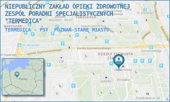 TERMEDICA - PSY - NIEPUBLICZNY ZAKŁAD OPIEKI ZDROWOTNEJ ZESPÓŁ PORADNI SPECJALISTYCZNYCH "TERMEDICA" - OS. BOLESŁAWA CHROBREGO 101,  POZNAŃ-STARE MIASTO
