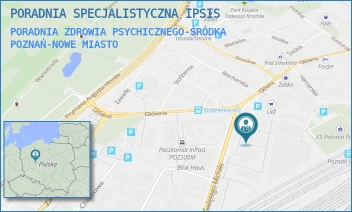 PORADNIA ZDROWIA PSYCHICZNEGO-ŚRÓDKA - PORADNIA SPECJALISTYCZNA IPSIS - ŚW. MICHAŁA 100,  POZNAŃ-NOWE MIASTO