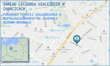 PORADNIA TERAPII UZALEŻNIENIA I WSPÓŁUZALEŻNIENIA OD ALKOHOLU - WOJEWÓDZKI OŚRODEK TERAPII UZALEŻNIEŃ I WSPÓŁUZALEŻNIENIA W CHARCICACH - MAŁECKIEGO 11,  POZNAŃ-GRUNWALD