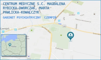 GABINET PSYCHIATRYCZNY - CENTRUM MEDYCZNE S.C. MAGDALENA RYBICKA-DWORCZAK, MARTA PAWLICKA-KOWALCZYK - PARKOWA 2,  CZEMPIŃ