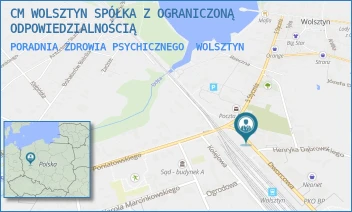 PORADNIA ZDROWIA PSYCHICZNEGO - CM WOLSZTYN SPÓŁKA Z OGRANICZONĄ ODPOWIEDZIALNOŚCIĄ - DWORCOWA 3/-,  WOLSZTYN