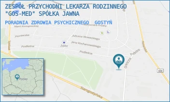 PORADNIA ZDROWIA PSYCHICZNEGO - ZESPÓŁ PRZYCHODNI LEKARZA RODZINNEGO "GOS-MED" SPÓŁKA JAWNA - GRANICZNA 4,  GOSTYŃ