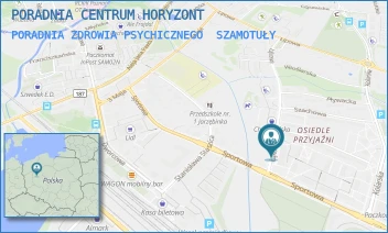 PORADNIA ZDROWIA PSYCHICZNEGO - PORADNIA CENTRUM HORYZONT - ŁĄKOWA 9,  SZAMOTUŁY
