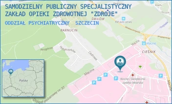 ODDZIAŁ PSYCHIATRYCZNY - SAMODZIELNY PUBLICZNY SPECJALISTYCZNY ZAKŁAD OPIEKI ZDROWOTNEJ "ZDROJE" W SZCZECINIE - MĄCZNA 4,  SZCZECIN