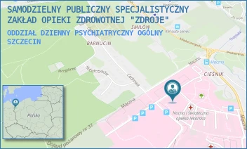 ODDZIAŁ DZIENNY PSYCHIATRYCZNY OGÓLNY - SAMODZIELNY PUBLICZNY SPECJALISTYCZNY ZAKŁAD OPIEKI ZDROWOTNEJ "ZDROJE" W SZCZECINIE - MĄCZNA 4,  SZCZECIN