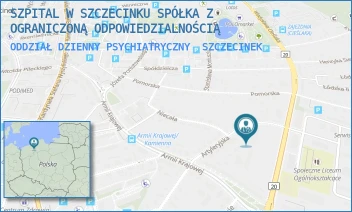 ODDZIAŁ DZIENNY PSYCHIATRYCZNY - SZPITAL W SZCZECINKU SPÓŁKA Z OGRANICZONĄ ODPOWIEDZIALNOŚCIĄ - ARTYLERYJSKA 9,  SZCZECINEK