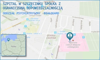 ODDZIAŁ PSYCHIATRYCZNY - SZPITAL W SZCZECINKU SPÓŁKA Z OGRANICZONĄ ODPOWIEDZIALNOŚCIĄ - CHOPINA 29,  BIAŁOGARD