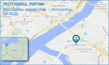 PRZYCHODNIA ENERGETYKÓW - PSYCHIATRIA - PRZYCHODNIA PORTOWA - ENERGETYKÓW 2,  SZCZECIN