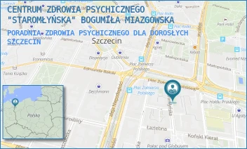 PORADNIA ZDROWIA PSYCHICZNEGO DLA DOROSŁYCH - CENTRUM PSYCHIATRII I PSYCHOTERAPII MILIMED - STAROMŁYŃSKA 21/26,  SZCZECIN