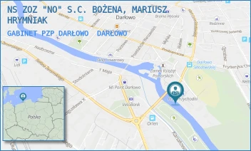 GABINET PZP DARŁOWO - NS ZOZ "NO" S.C. BOŻENA, MARIUSZ HRYMNIAK - SKŁODOWSKIEJ 32,  DARŁOWO