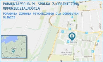 PORADNIA ZDROWIA PSYCHICZNEGO DLA DOROSŁYCH - PORADNIAFOCUS.PL SPÓŁKA Z OGRANICZONĄ ODPOWIEDZIALNOŚCIĄ - UL. SIKORNIK 18,  GLIWICE