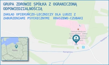 ZAKŁAD OPIEKUŃCZO-LECZNICZY DLA LUDZI Z ZABURZENIAMI PSYCHICZNYMI - GRUPA ZDROWIE SPÓŁKA Z OGRANICZONĄ ODPOWIEDZIALNOŚCIĄ - 23A,  KRASZEWO-CZUBAKI