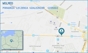 PORADNIA LECZENIA UZALEŻNIEŃ - WOLMED - UL. POLSKIEJ ORGANIZACJI WOJSKOWEJ 16/18,  SIERADZ