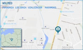 PORADNIA LECZENIA UZALEŻNIEŃ - WOLMED - UL. NARUTOWICZA 20,  RADOMSKO