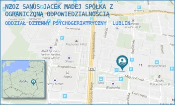 ODDZIAŁ DZIENNY PSYCHOGERIATRYCZNY - CENTRUM MEDYCZNE SANUS SPÓŁKA Z OGRANICZONĄ ODPOWIEDZIALNOŚCIĄ - MAGNOLIOWA 4,  LUBLIN