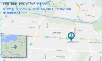 ODDZIAŁ LECZENIA JEDNEGO DNIA - CENTRUM MEDYCZNE MIRMED - UL. MIRECKIEGO 90,  TOMASZÓW MAZOWIECKI