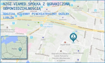 ODDZIAŁ DZIENNY PSYCHIATRYCZNY OGÓLNY - NZOZ VIAMED SPÓŁKA Z OGRANICZONĄ ODPOWIEDZIALNOŚCIĄ - SZEWSKA 4/7,  LUBLIN